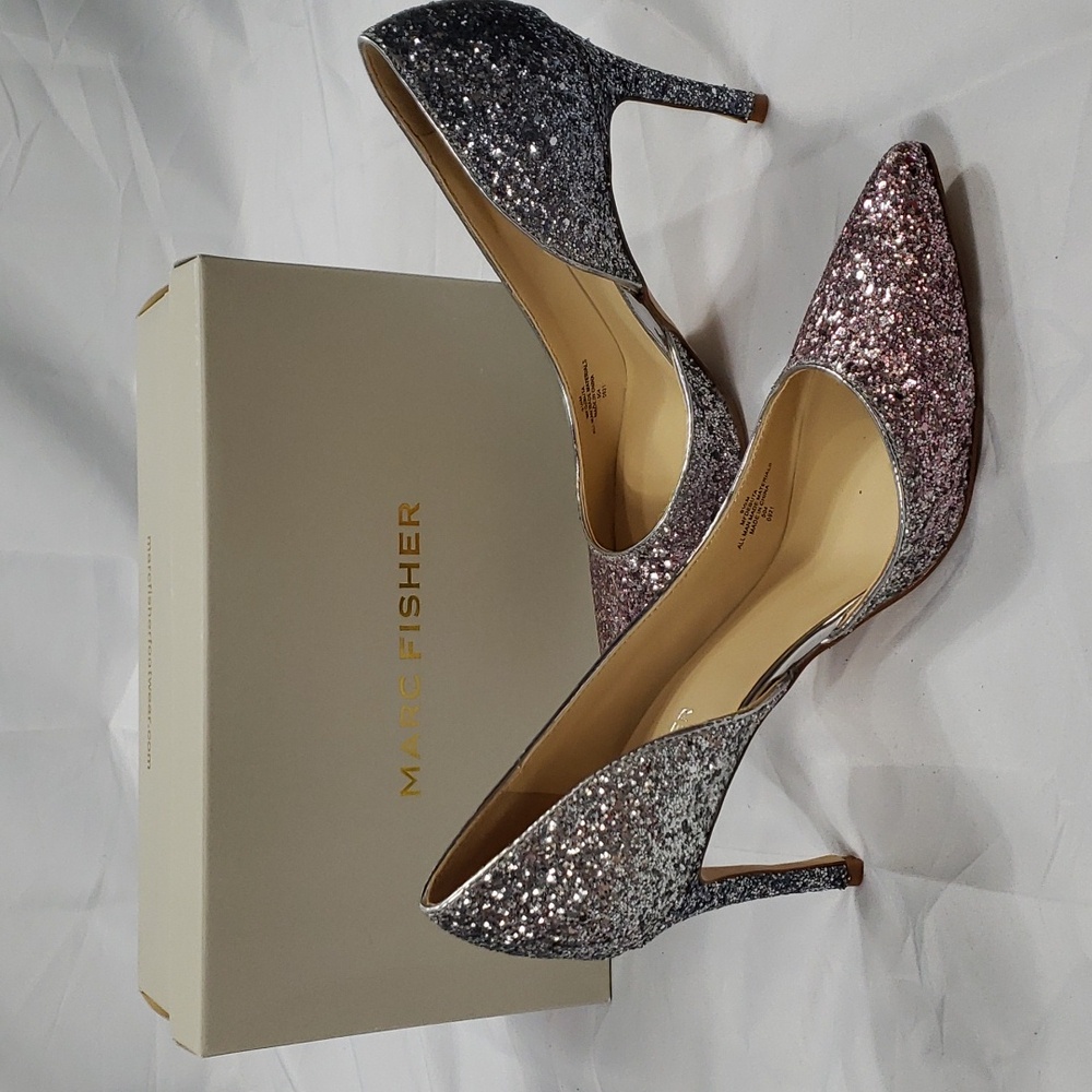 Marc Fisher Glitter Pumps